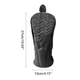 Golf Head Covers, 1/3 Piece Iron Headcovers, Soft PU Golf Club Headcovers, Golf Iron Club Cover for Right and Left Handed
