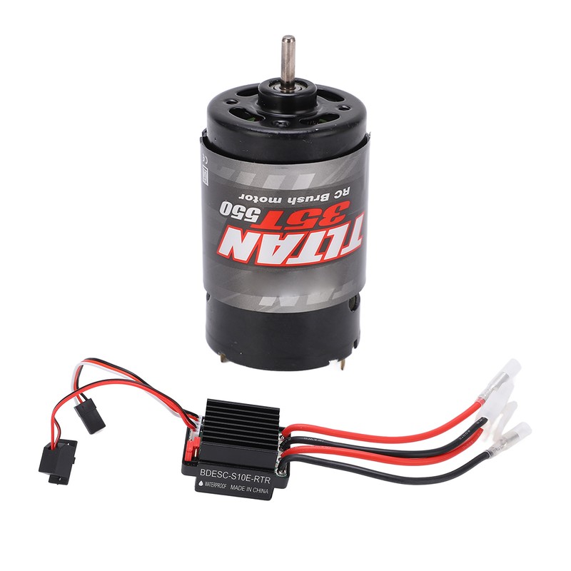 550 Brushed Motor with 320A Two Way Brushed Waterproof ESC