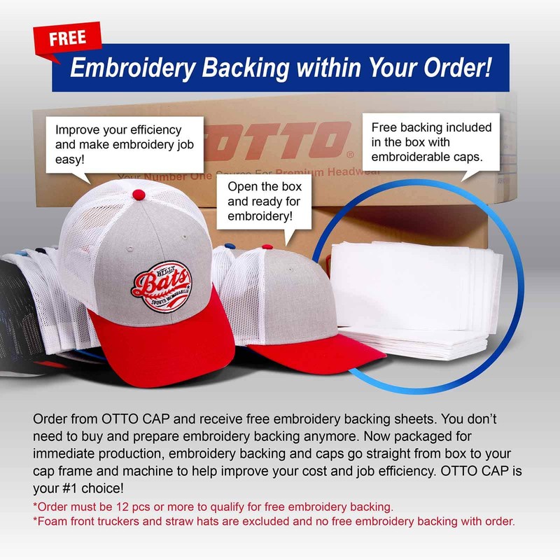 Otto Caps 6 Panel Low Profile Baseball Cap Flame Design