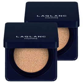 Laclan Super Shield Homme Cushion 14g SPF50+ PA+++, No. 3 for dark skin, 2 pcs / 라끌랑 슈퍼 쉴드 옴므 쿠션 14g SPF50+ PA+++, 3호 어두운 피부용, 2개