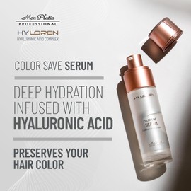 Mon Platin Professional Color Save Serum with Hyaluronic Acid for Colored , Damaged , Repair Treatment, Prevents Fading, Anti Frizz for Soft, Shiny, Healthy Hair 50ml