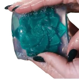 succulent shaped soap floor