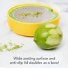Tovolo All-in-1 Citrus Juicer and Zester Set, White & Yellow