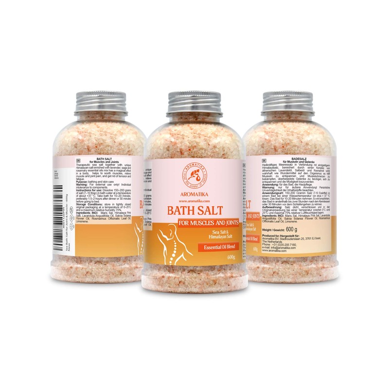 Joints & Muscles Bath Salt 600 g - with Essential