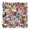 Fnaf Five Nights Freddy 50 Calcomanias Stickers Pvc Vs Agua