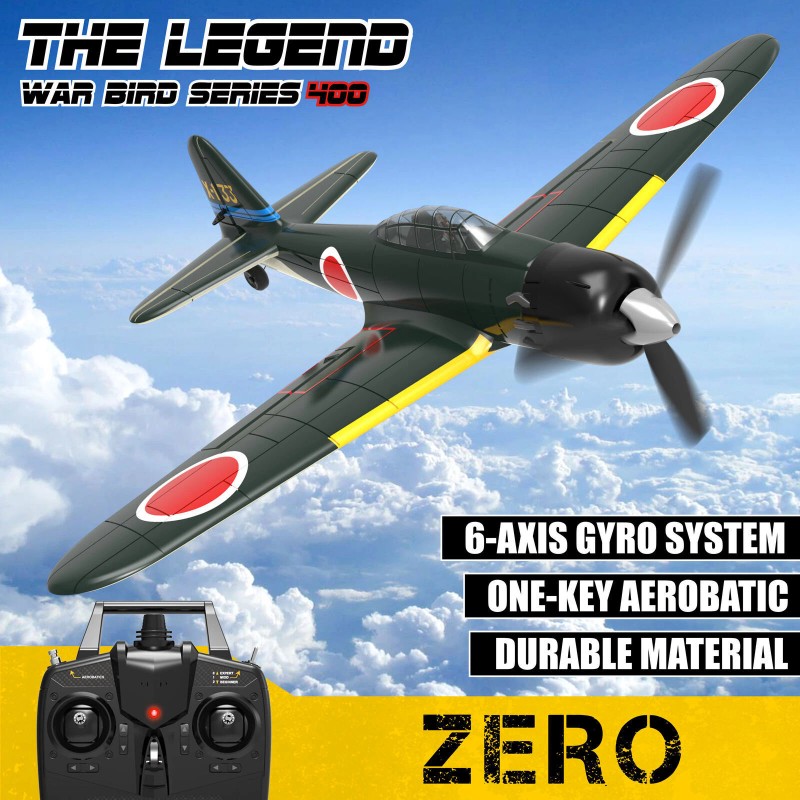 VOLANTEX US VOLANTEX 2.4G 4CH WWII A6M Zero Fighter RC