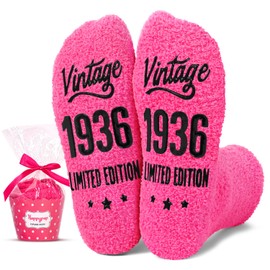 HAPPYPOP 89th Birthday Gifts Ideas - Socks for Women Turning 89, 1936 Birthday Gifts in Their 89 Year Old