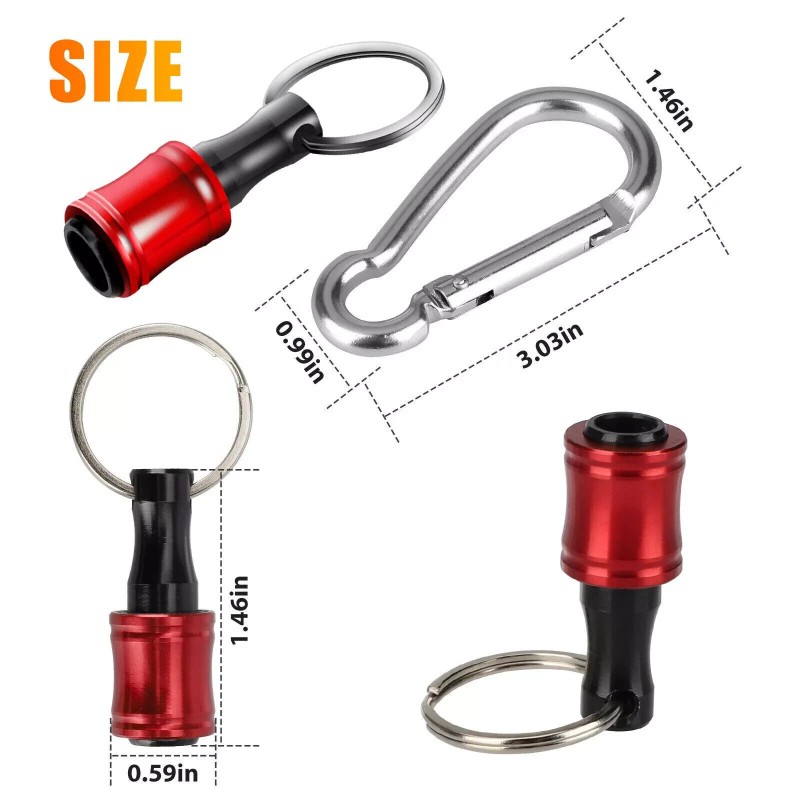 custom-sign 1/4" Hex Shank Quick Release Keychain Screwdriver Drill Bit