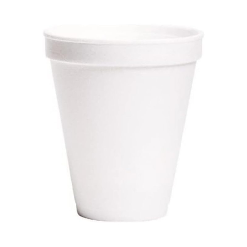 Adventure Home Win-Cup Drinking Cup 8 oz. White Styrofoam Disposable,