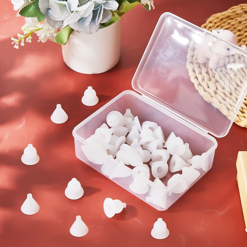 Fabbay 40 Pcs Nasal Aspirator Replacement Tips Silicone Tips for