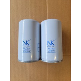 NK Filters 2x Oil Filter LFP2051 For 2024, 2023, 2022, 2021, 2020 Ford F600 6.7L 8Cyl-D