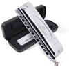 CONJURER Chromatic Harmonica Valveless for Adult Beginners Professionals - 12