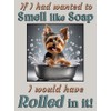 Yorkshire Terrier Yorkie pet dog funny flexible fridge magnet