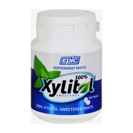 Epic Dental Mints - Peppermint Xylitol Bottle - 180 Count