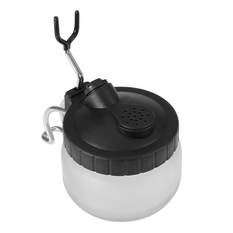 Airbrush Cleaning Pot Holder Paint Jar Bottle Clean Needle Nozzle