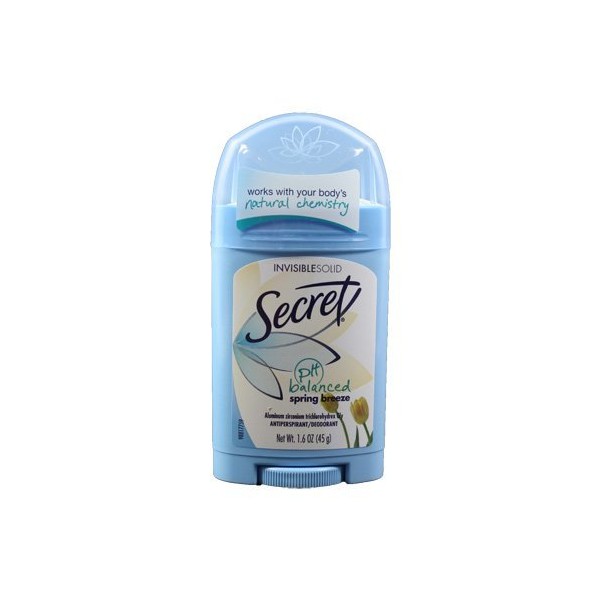 Secret Fresh Effects Anti-Perspirant & Deodorant, Invisible Solid Spring Breeze 1.6 oz. (Pack of 6) by Secret
