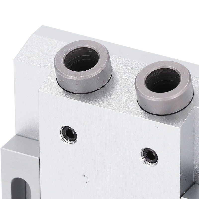 Oblique Hole Drilling Template Pocket Jig Dowel Clamps Device Set