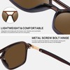 GRFISIA Retro Aviator Sunglasses for Women Men Square Frame Rectangle