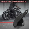 Amazicha Motorcycle 1" Axle Hole License Plate Bracket Curved Side