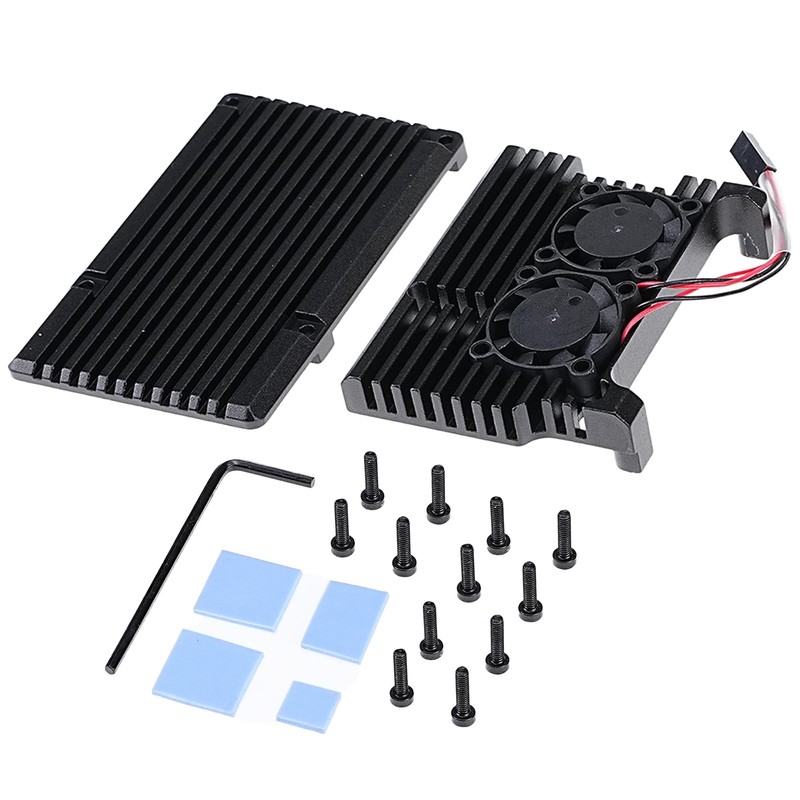 A-DIGISHUO For Raspberry Pi Metal 4th Generation Case Raspberry Pi