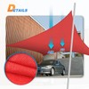 TANG Sun Shade Sail 10'x19' Red Rectangle Sunshade Cloth UV