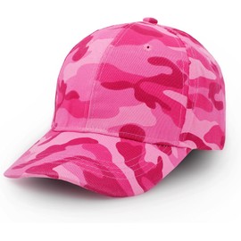 i-Smalls Ladies Pink Camo Print Cap (One Size) Pink