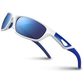 Rivbos Polarised Sports Sunglasses, Driving Shades For Men TR90, Unbreakable Frame RB831