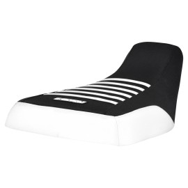 Honda 2000-2006 Honda TRX Rancher 350 Gripper Seat Cover   WHITE/BLACK/WHITE #355