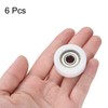 sourcing map 6Pcs Ball Bearing Guide 8x32x12mm Double Shielded Nylon