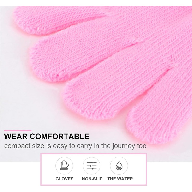 Angoily Gloves para Secar El Cabello Absorbente Secado Rápido Cómodo
