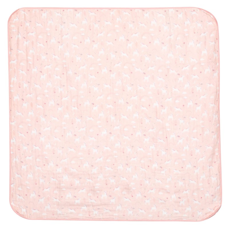 Stephen Joseph Muslin Stroller Blankets Unicorn
