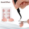 Replacement Eyelids, 6PCS Removable Eyelash Practice Realistic Lash Mannequin Eyelids