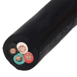 10/4 Bulk Cable 20 Foot - SOOW Jacket, 30 Amps, 4 Wire, 600v - Water and Oil Resistant IBX-6227