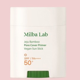 Milva Lab Jeju Bamboo Pore Cover Primer Sun Stick SPF50+ PA++++ 20g, 1 piece / 밀바랩 제주 대나무 모공 커버 프라이머 선스틱 SPF50+ PA++++ 20g, 1개