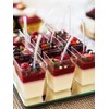 NEEBAKE 60 Sets 5oz Mini Dessert Cups with Spoons -