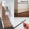 Silicone Flexible Quarter Round Molding, Self Adhesive Peel and Stick