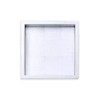 Caspari Lacquer Cocktail Napkin Holder in Silver - 1 Each