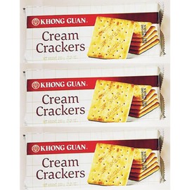 Cream Crackers, 7.05 oz, 200g, 3 Packs