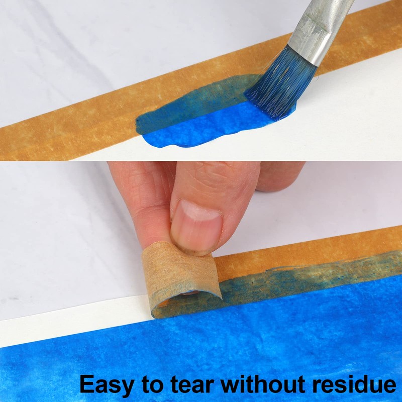 Guirnd 12PCS Colored Masking Tape, Kids Art Supplies, DIY Craft