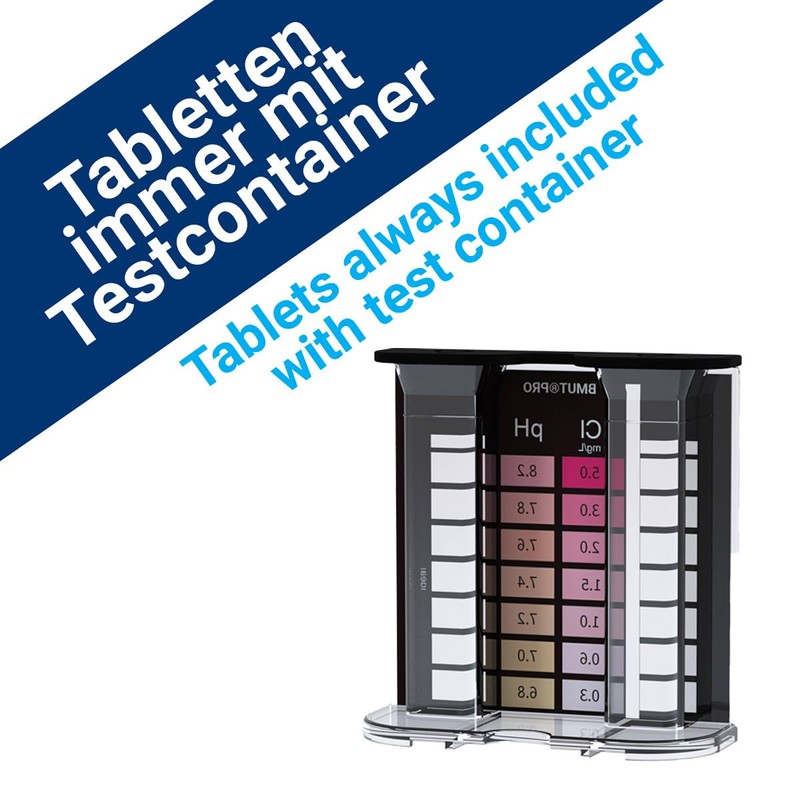 Pool Tester pH and Chlorine 2-in-1 Water Tester Shake Test