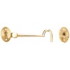 Merriway BH02549 Solid Brass Silent Cabin Door Hook and Eye