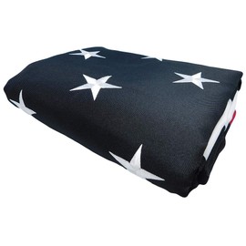 USA American Thin Red Line Fire Fighter Department 5x9.5 5'x9.5' 600D Nylon Embroidered Sewn Casket Flag Banner