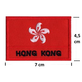 NagaPatches Hong Kong Flag Patch