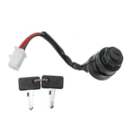 JDLLONG Ignition Key Switch 4 Pins Fits for Yamaha G14 Gas Electric Golf Cart Models JN3-82510-00-00