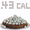 100Pcs .43 Caliber Hard Aluminum Balls, 1.83g Reusable Balls for