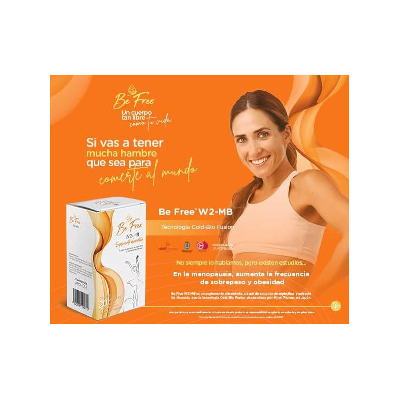 Be Free - W2-MB, Suplemento Alimenticio, 30 Ampolletas de 5ml,