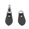 MAGICLULU 4pcs Leather Metal Coat Buttons Leather Buckle Clip Toggle
