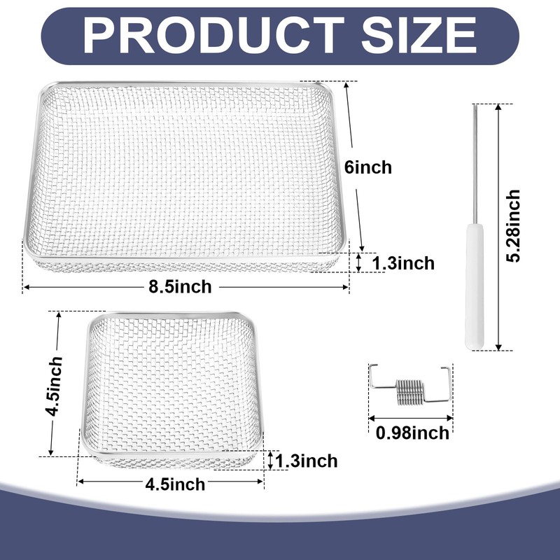 RV Furnace Screen for RV Water Heater Vent Cover, Stainless