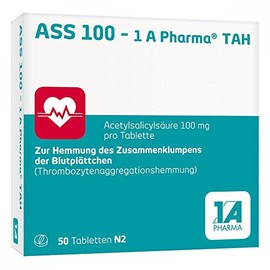 ASS 100 1A Pharma TAH Tablets