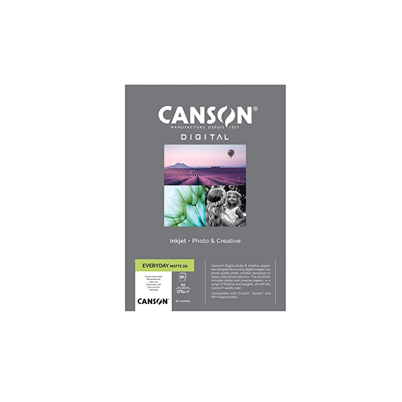 Canson 94658 Inkjet Everyday A4 50 Fg 170 g Matt